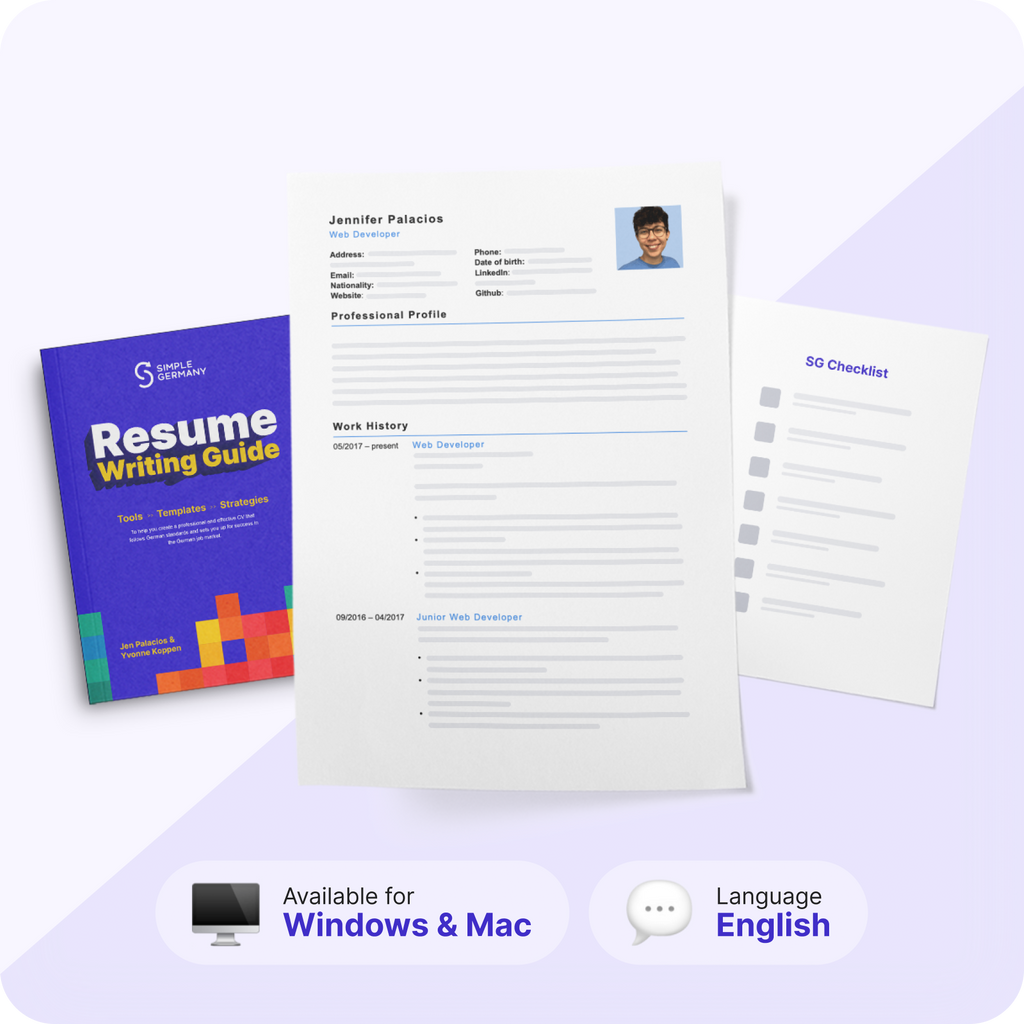 German-Style CV Template